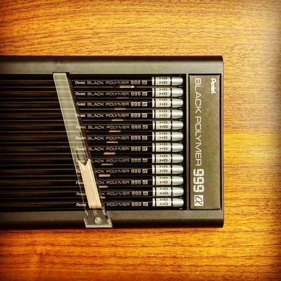 極稀少】ぺんてる 鉛筆 ブラックポリマー999 3H 1ダース 未開封品