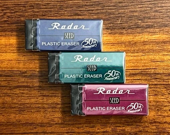 Radar発売50周年記念50色レーダー2限定品 シード消しゴム 50周年記念