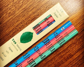 Limited Edition Japan Yes HB Pencil 3-Pack by the Ministry of Foreign Affairs