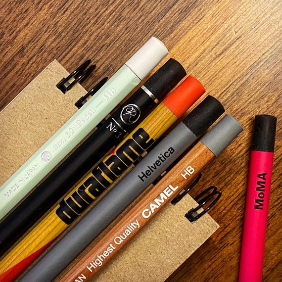 Set campionatore cammello 4 sei 6 matite HB realizzate in cammello / 6  colori / Set matite cammello MoMA -  Italia