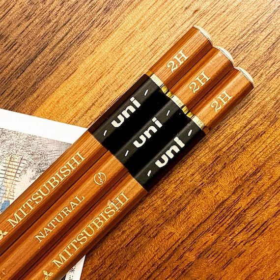 Vintage Mitsubishi Uni Natural | Natural Wood Pencil | Rare