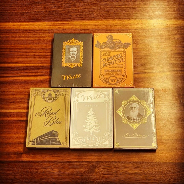 Write Notepads Limited Edition Notebooks: Lenore, Kindred Spirit, Royal Blue, In the Pines, Samuel Morse pocket books and other sets