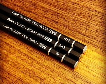 ぺんてる ブラックポリマー 999 ミックス鉛筆 - 希少な美しいぺんてる