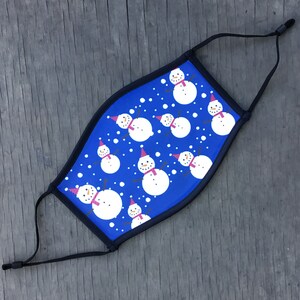Ugly Christmas Face Mask, Reusable Cotton Face Mask With Elastic Ear Loop, Adjustable Ear Loop, Full Color Design, Decorated in USA