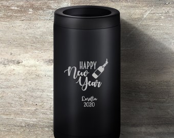 New Years Eve Toasting Cups, Personalized Tall Can Tallboy Can Cooler Tumbler, New Years Eve Party Gifts Favors Décor, NYE Toasting Glasses