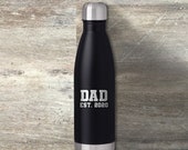 Gift for Dad, Personalized Cola Shaped Water Bottle, 17 Ounce, Double Wall Insulated, Father 39 s Day Gift, Dad Water Bottle, Dad Birthday Gift