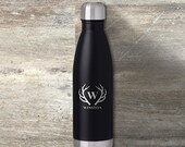 Groomsman Gift, Personalized Cola Shaped Water Bottle, Stainless Steel, 17 Ounce, Double Walled Vacuum Insulated, Wedding, Bridal, Bachelor