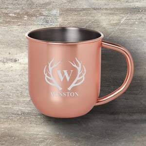 Caneca Moscow Mule personalizada para padrinhos, banhada a cobre, 500 ml, gravada, presente para festa de casamento, presente para damas de honra, presente para despedida de solteiro(a).
