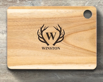 Groomsman Gift, Personalized Cutting Serving Board, Acacia Wood, Wedding Party, Bridal Party, Bachelor Party, Cheese Charcuterie Board