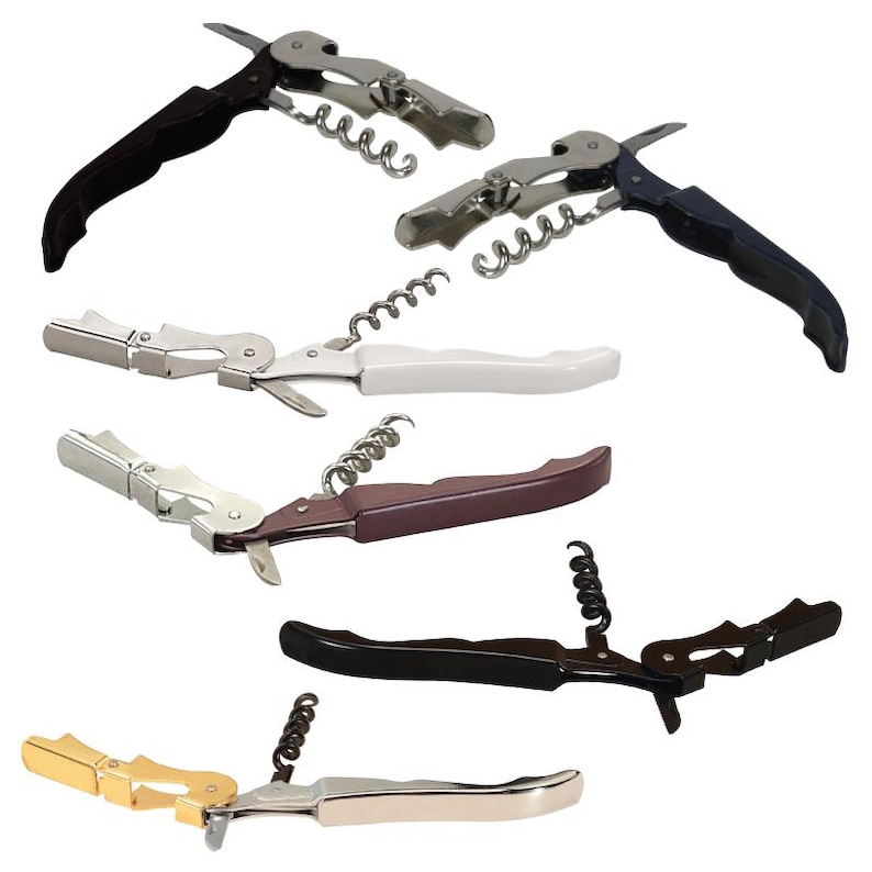 Cadeau stalknecht, gepersonaliseerde wijnflesopener, dubbel scharnierende kurkentrekker multitool, huwelijkscadeau, bruidsfeest, vrijgezellenfeest afbeelding 5