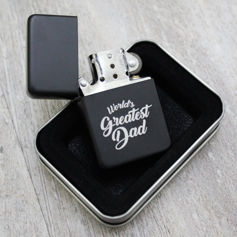 Gift for Dad Personalized Custom Engraved Lighter.