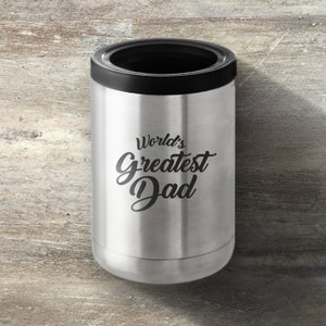 Gift for Dad, Personalized Can Cooler Tumbler, Custom Engraved Mug Cup, Dad Designs, Father's Day Gift, Dad Coffee Mug, Father's Day Mug image 6