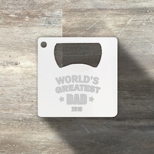 Regalo per papà, Mini apribottiglie sottile personalizzato, Inciso personalizzato, Regalo per la festa del papà, Apribottiglie per papà, Apribottiglie per la festa del papà