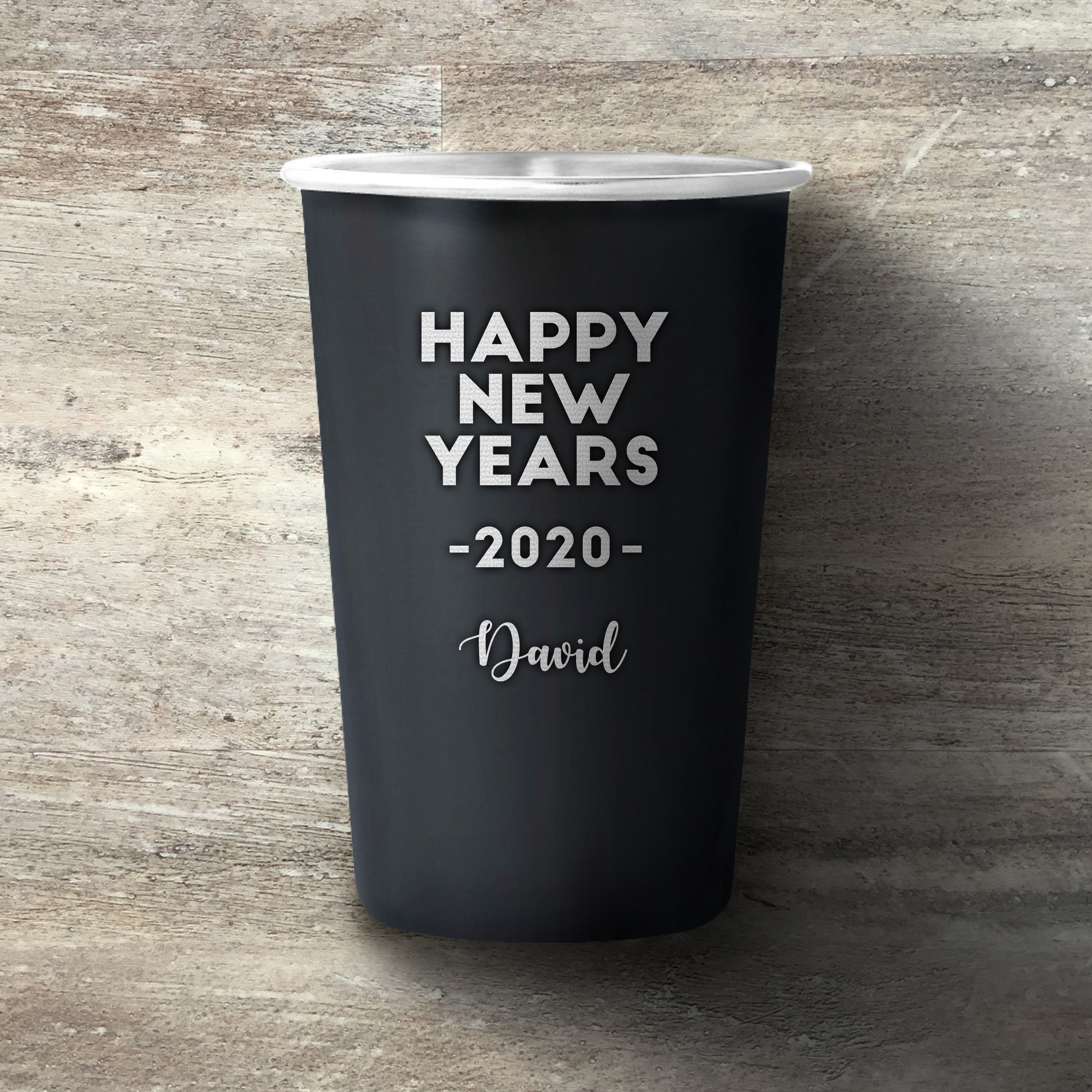 New Years Eve Toasting Cups, Personalized Pint Glass Cup, Custom Engraved Beer Glasses, New Years Eve Party Gifts Favors Décor, NYE Toasting