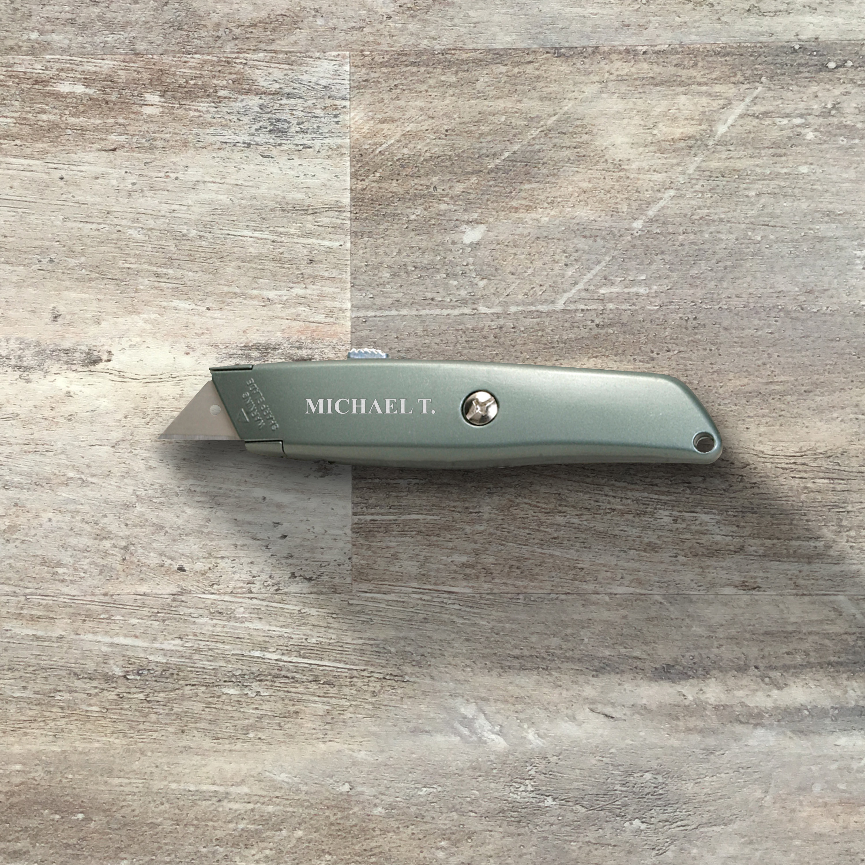 Custom Imprinted Safety Box Cutter for Righties or Lefties