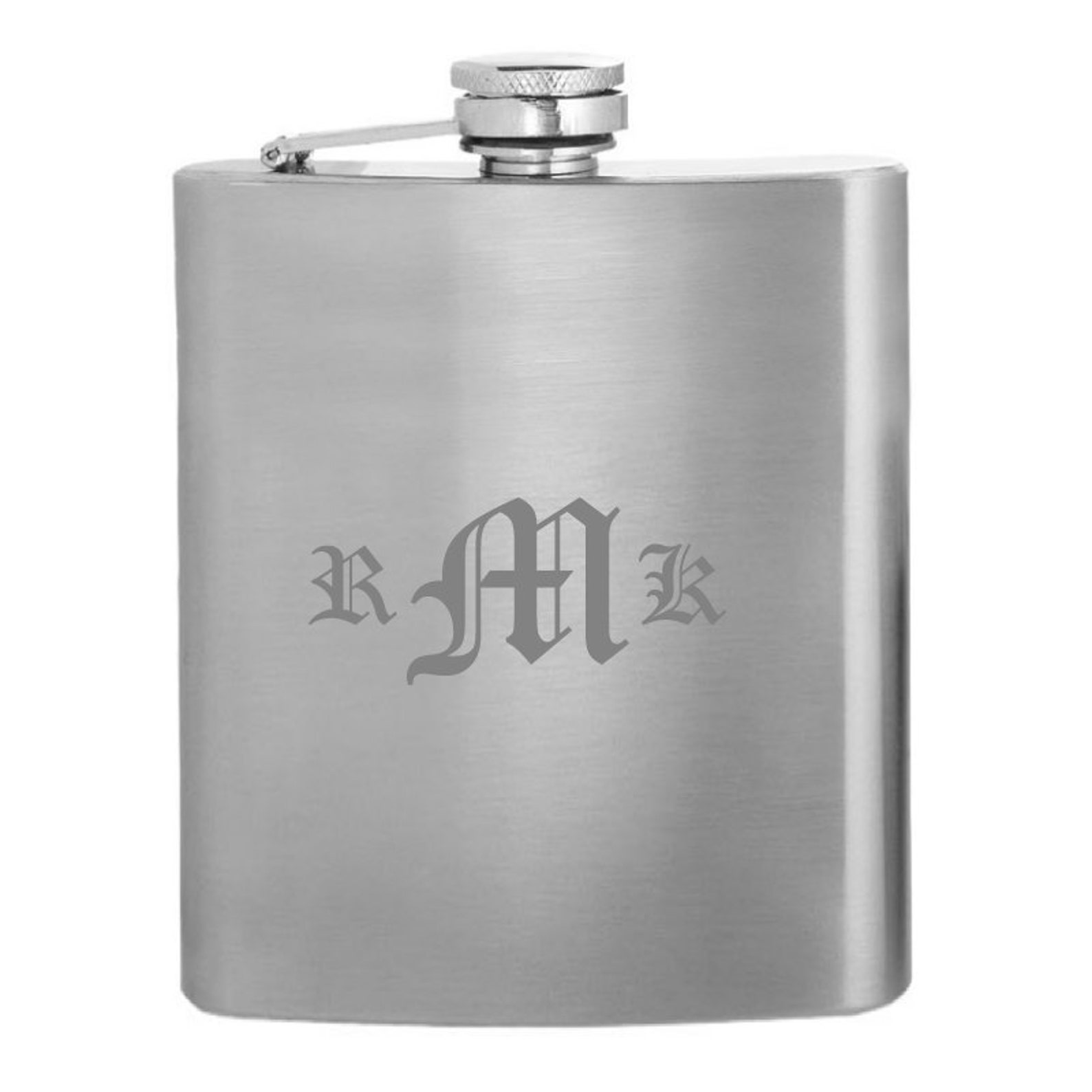 Personalized 8 Oz. Flask Engraved Personalized Custom Flask Etsy