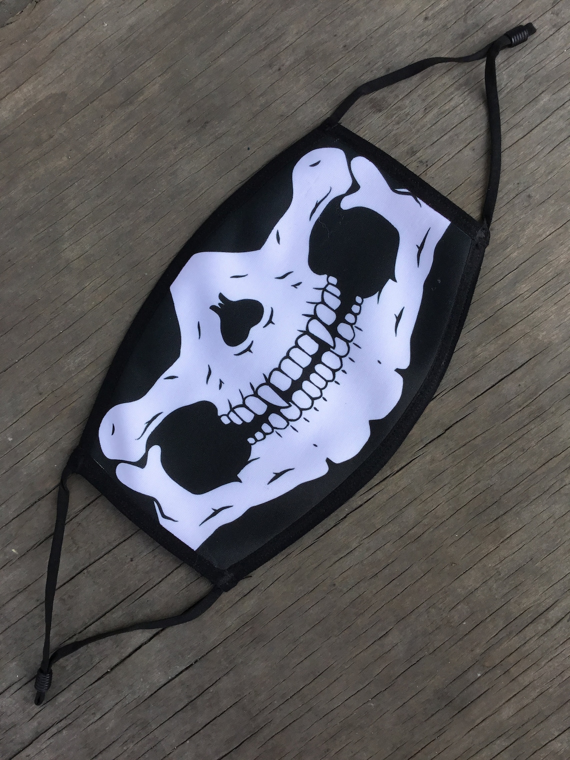 Skull Skeleton Face Mask Reusable Cotton Face Mask With Etsy