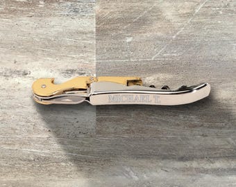 Regalo para padrinos de boda, abridor de botellas de vino personalizado, sacacorchos de camarero con doble bisagra, multiherramienta, regalo de boda, despedida de soltera, despedida de soltero