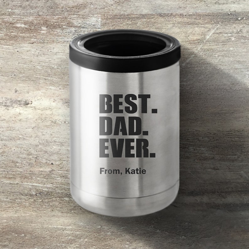 Gift for Dad, Personalized Can Cooler Tumbler, Custom Engraved Mug Cup, Dad Designs, Father's Day Gift, Dad Coffee Mug, Father's Day Mug image 8