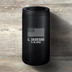 Groomsman Gift, Personalized Tall Can Tallboy Tumbler Can Cooler Holder, Engraved, Wedding Party, Bridal Party, Bachelor Party, Groomsmen