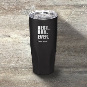 Gift for Dad, Personalized Stainless Steel Tumbler, 20 Ounce, Double Walled Vacuum Insulated, Father&#39;s Day, Gift for Him, Dad Birthday Gift