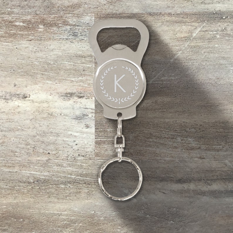 Groomsman Gift, Personalized Stainless Steel Bottle Opener Keyring Keychain, Custom Engraved, Wedding Party, Bridal Party, Bachelor Party image 5