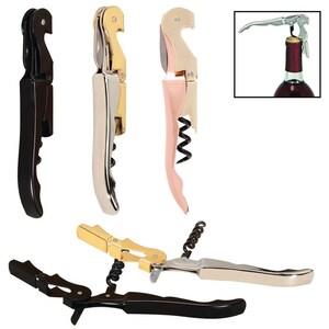 Cadeau stalknecht, gepersonaliseerde wijnflesopener, dubbel scharnierende kurkentrekker multitool, huwelijkscadeau, bruidsfeest, vrijgezellenfeest afbeelding 3