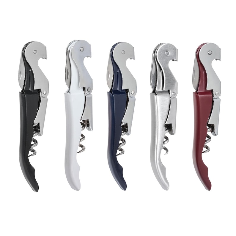Cadeau stalknecht, gepersonaliseerde wijnflesopener, dubbel scharnierende kurkentrekker multitool, huwelijkscadeau, bruidsfeest, vrijgezellenfeest afbeelding 4