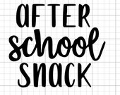 after school snack, diy teacher wine glass, PNG SVG cut file for silhouette and cricut