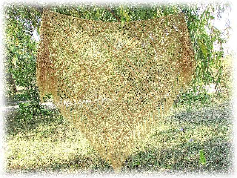 Crochet shawl handmade shawl crochet shawl wrap hand image 0