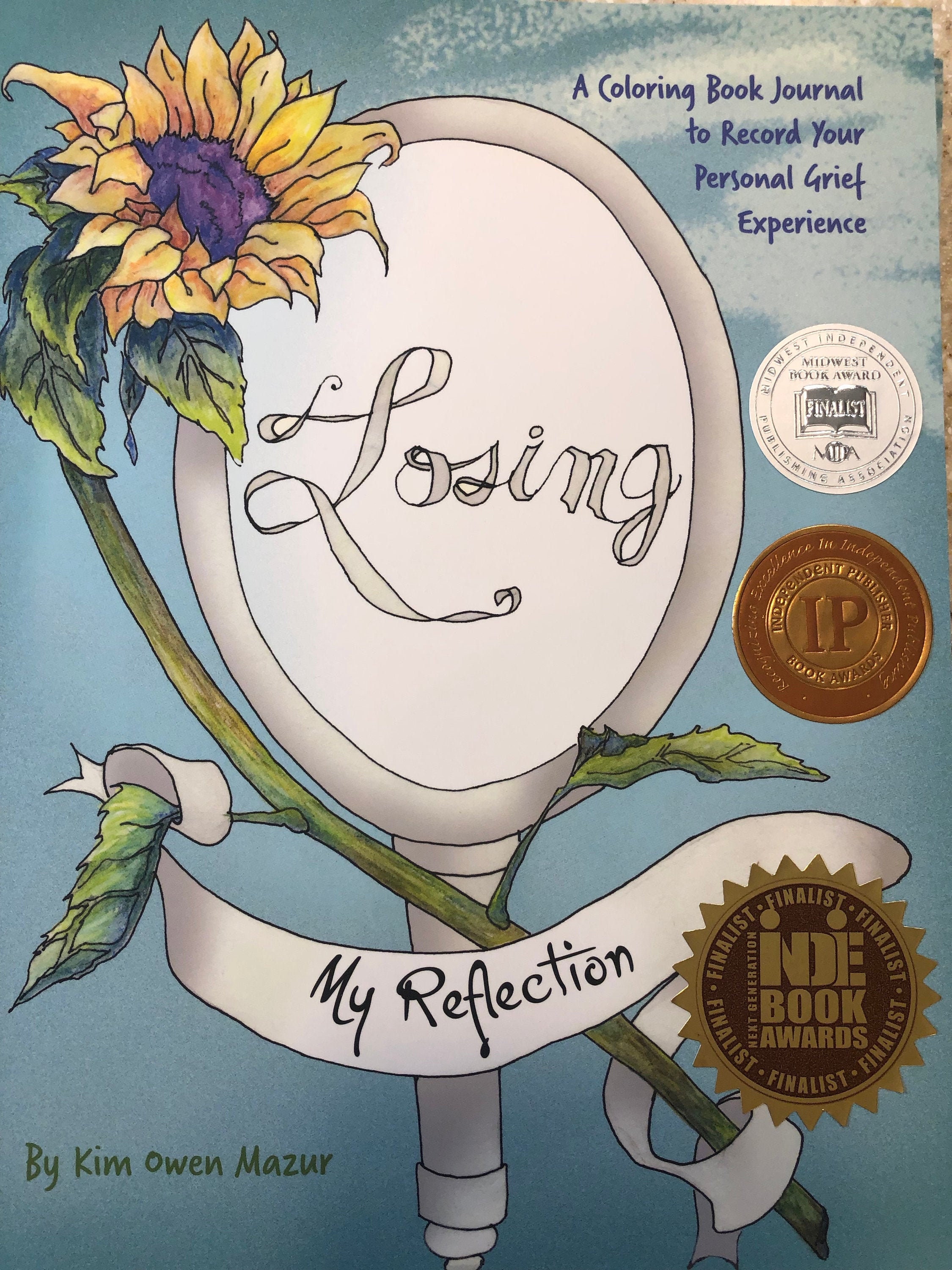 Losing My Reflection A Grief Coloring Book Journal Etsy
