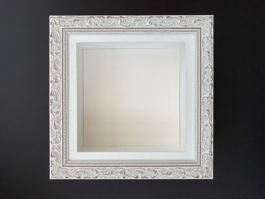 Decorative White Box Display Frame Etsy