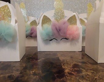 Unicorn favor bags