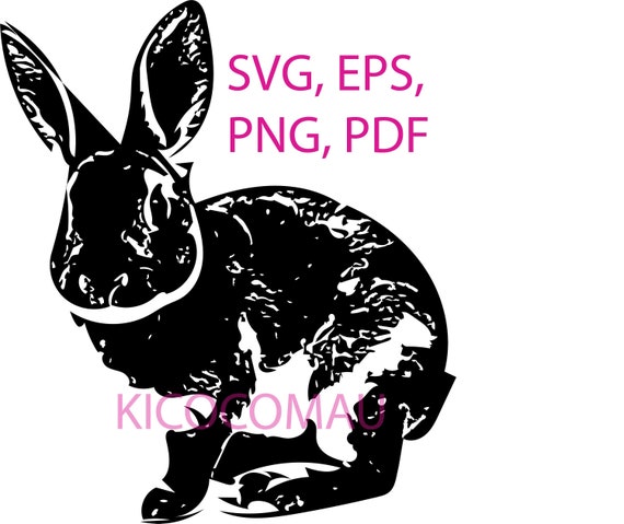 Download Bunny Vector Rabbit Vector Bunny svg Rabbit svg | Etsy