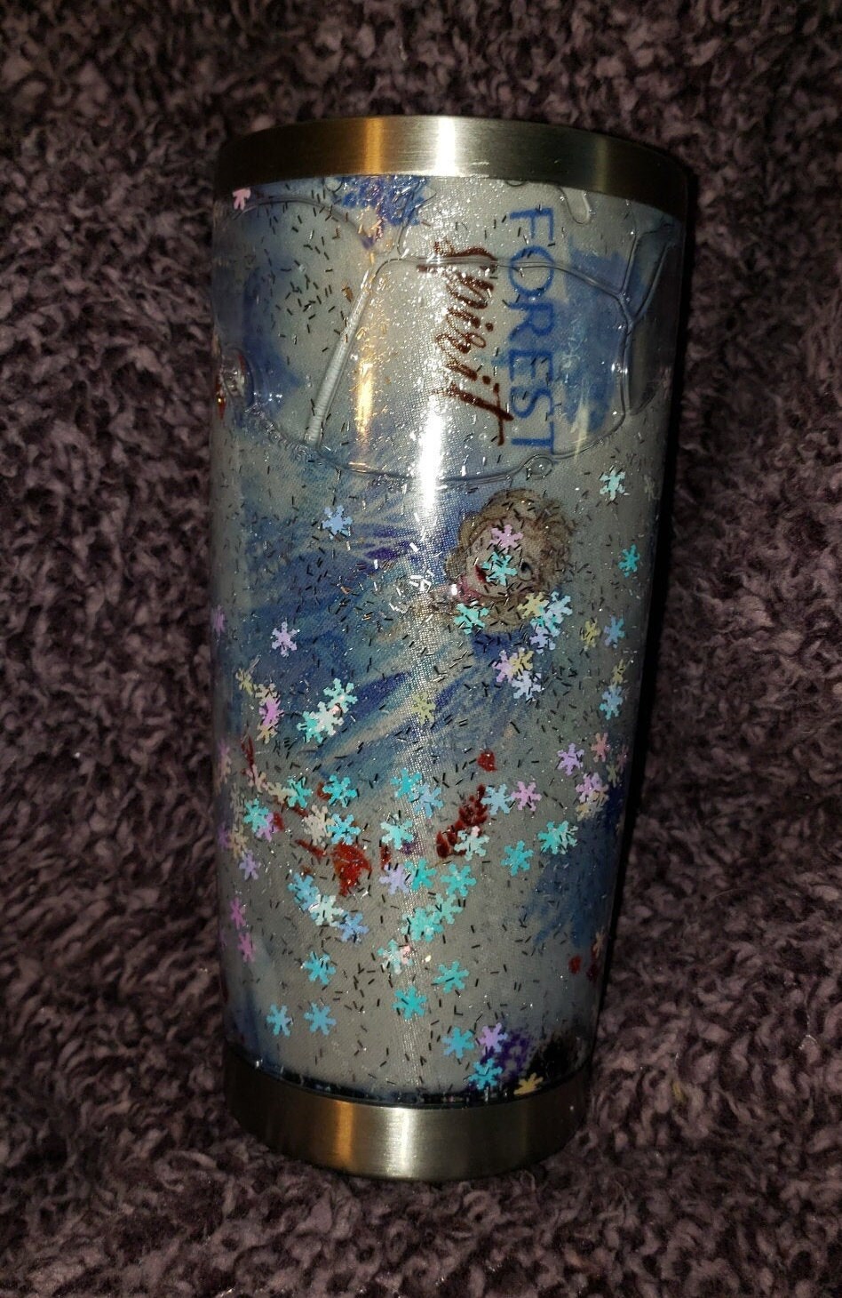 20oz Stainless Steel Customizable Snow Globe Tumbler Etsy.de