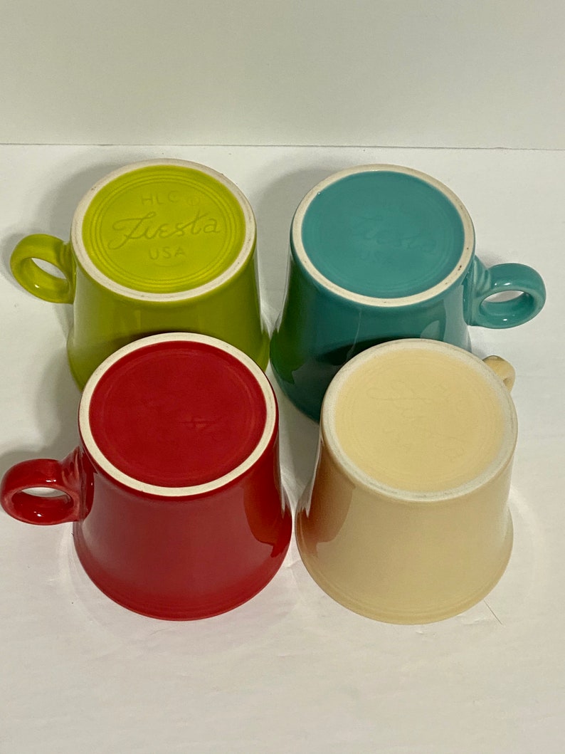 Vintage HLC Fiestaware Dinnerware Mug assorted colors Etsy