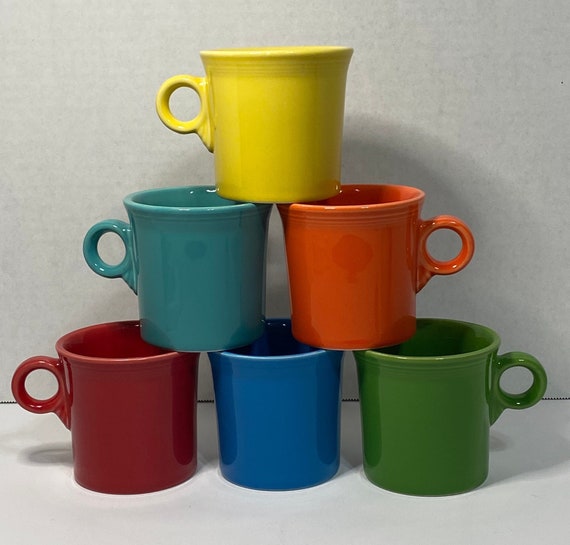 Vintage HLC Fiestaware Dinnerware Mug Assorted Colors Etsy