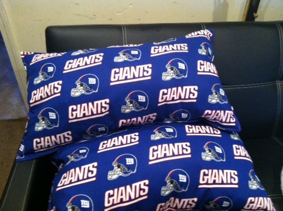 Set Of 2 Ny Giants Pillows Decorative