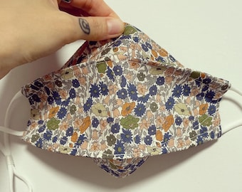 Face mask made with the Liberty fabric