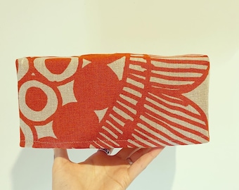 Marimekko Tissue box cover(natural coloured linen fabric)