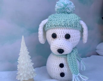 Amigurumi Dog, Amigurumi Crochet Pattern, Snow Pup