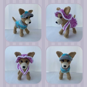 Amigurumi Dog Pattern, Crochet Dog Pattern, Crochet Amigurumi image 2