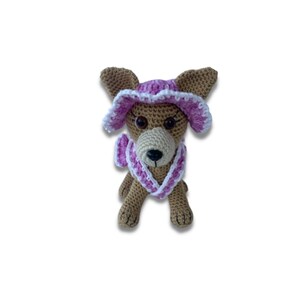 Amigurumi Dog Pattern, Crochet Dog Pattern, Crochet Amigurumi image 5