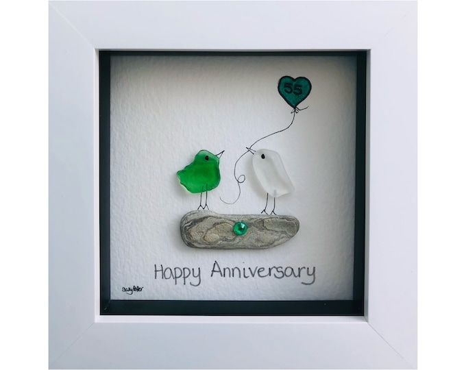 Emerald Wedding Anniversary, Emerald Anniversary Gift, 55th Anniversary
