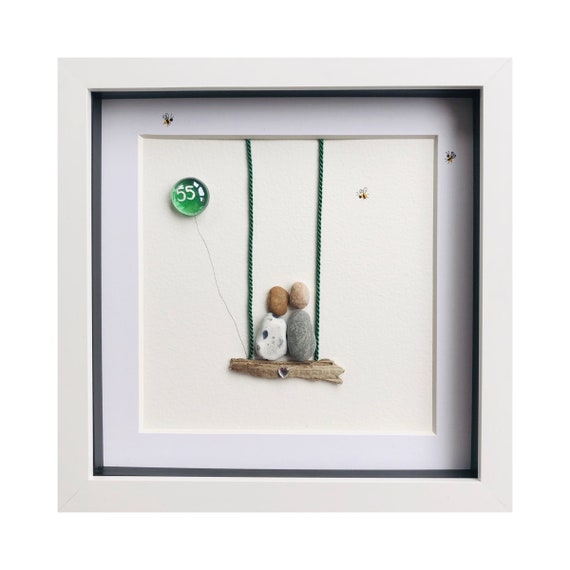 55th Wedding Anniversary Gift for Parents, Mum and Dad Frame, Emerald -  Various Designs (Mum & Dad) : Amazon.co.uk: Handmade Products