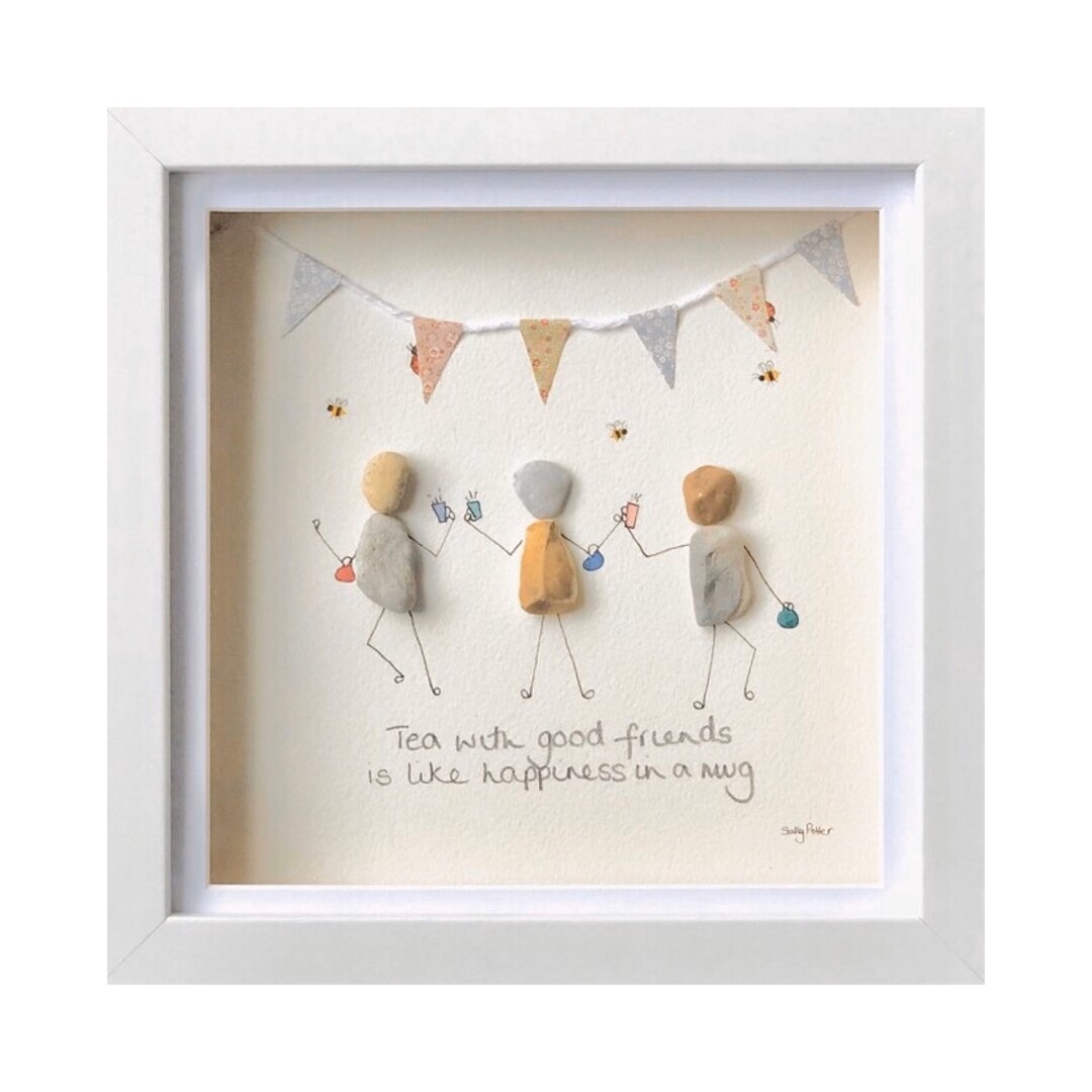 Pebble Art Best Friends Gift Best Friends Pebble Art Etsy UK