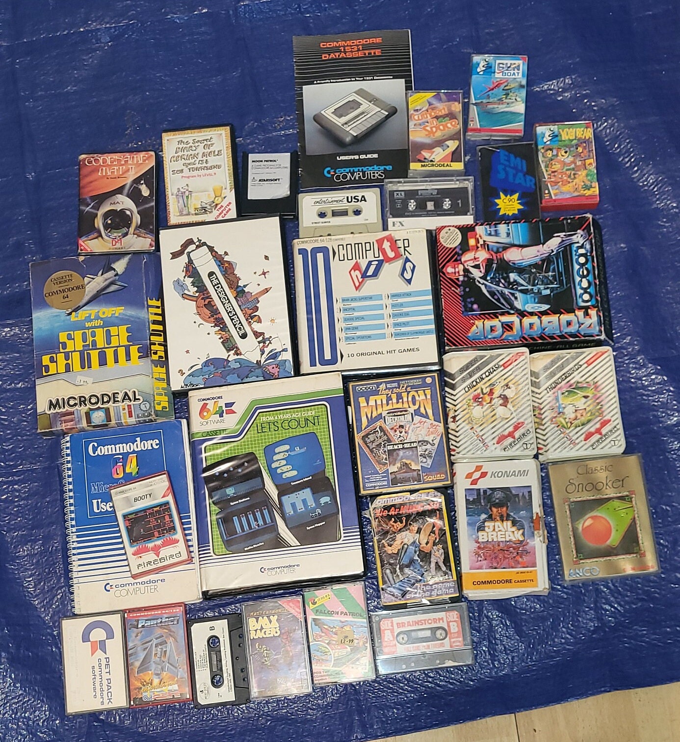 Commodore 64 Computer C64 Huge Bundle Working Games & Various Joysticks ...