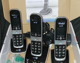 BT 8610 Trio Digital Cordless Phone With Answering Machine & Advanced Call Blocking Pre-Owned.