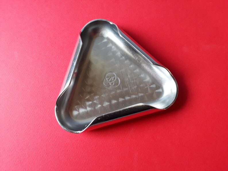 Steel vintage ashtrays Krupp brand