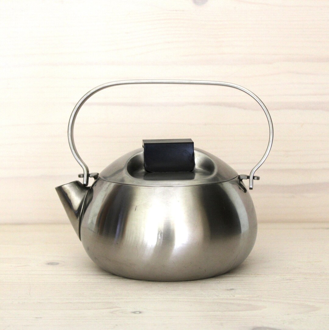Vintage Steel Teapot Italian Design by Zani&zani Etsy